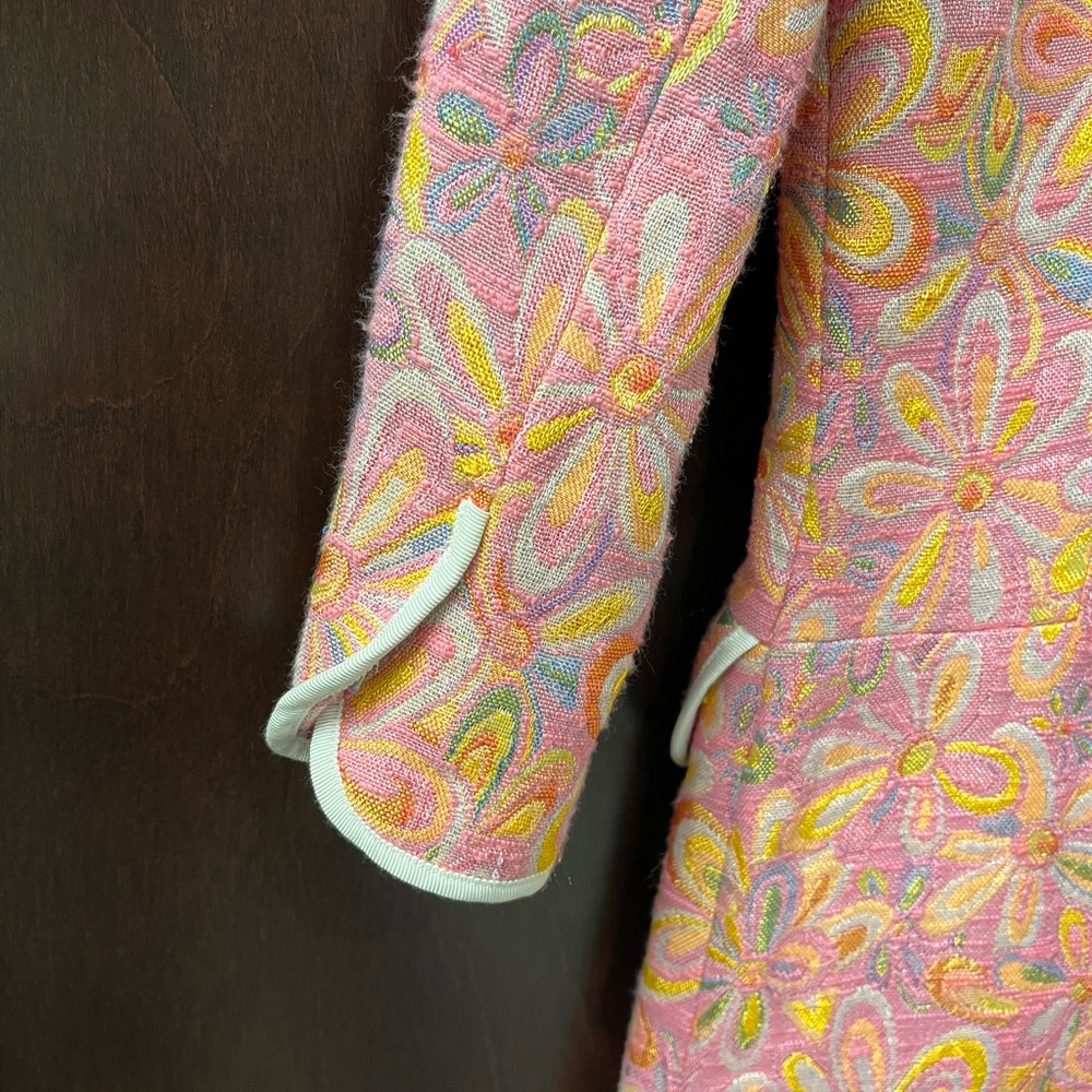 Walter Baker Brocade Daisy Coat Blazer Jacket - Picture 8 of 12